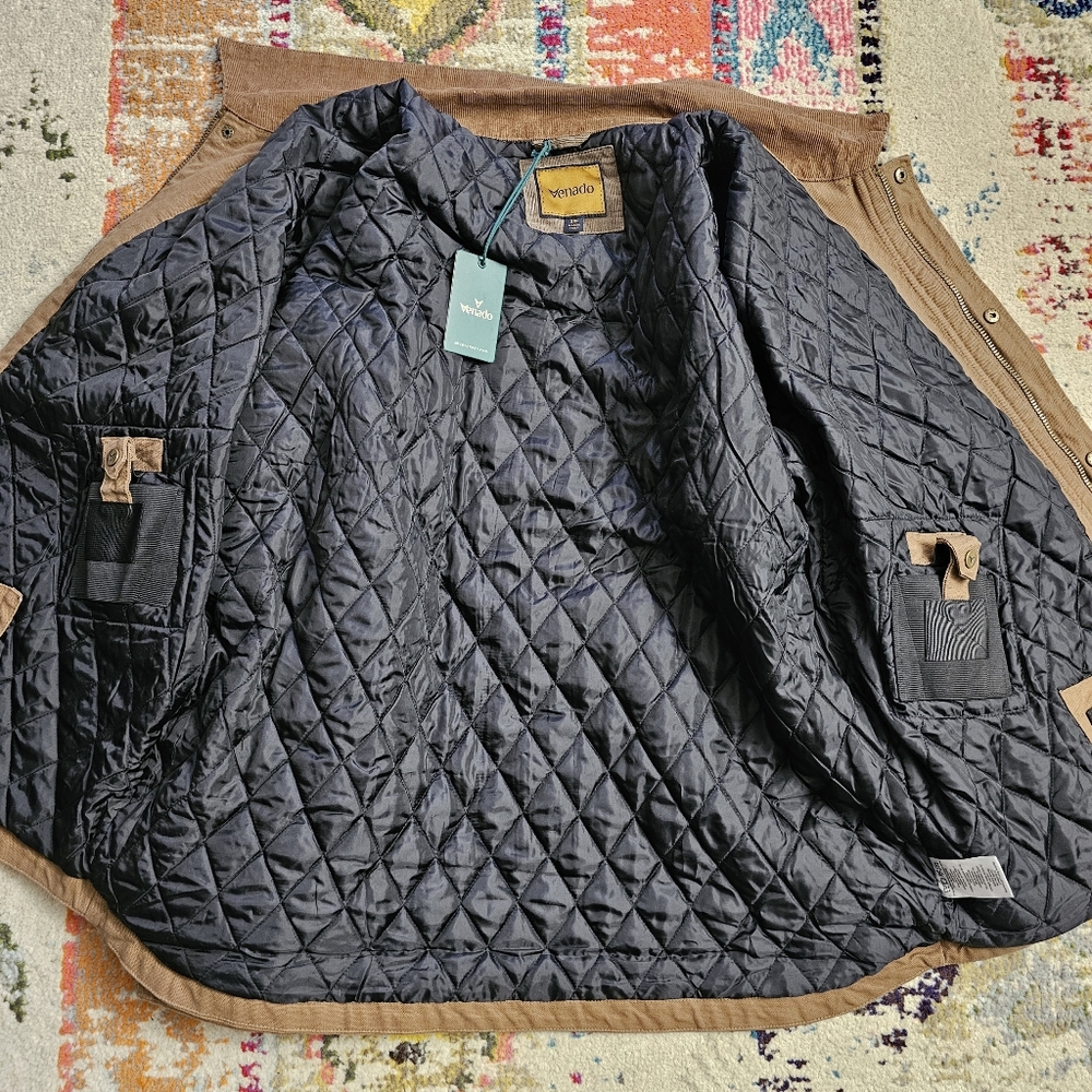 Venado Concealed Carry Canvas Quilted Barn Jacket Mens Size 2XL XXL Chore Field - Picture 11 of 15